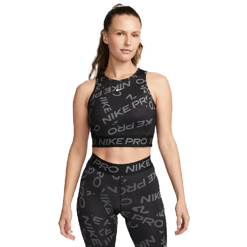 Pro Dri-Fit Crop Printed Tank Top