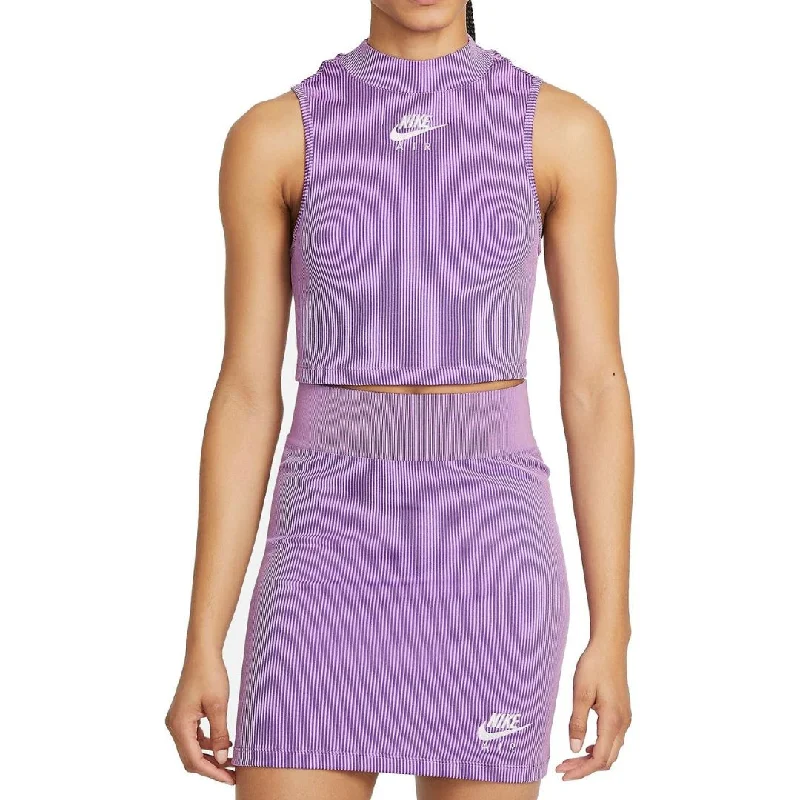 Rib Violet Shock Tank Top