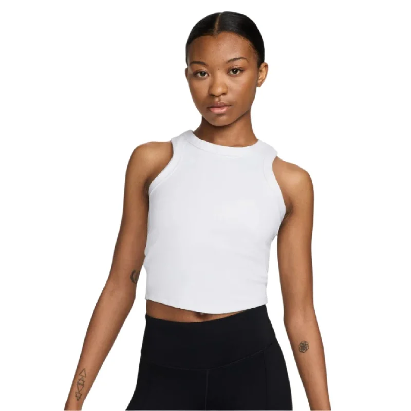 One Fitted Dri-FIT Cropped Tank Top