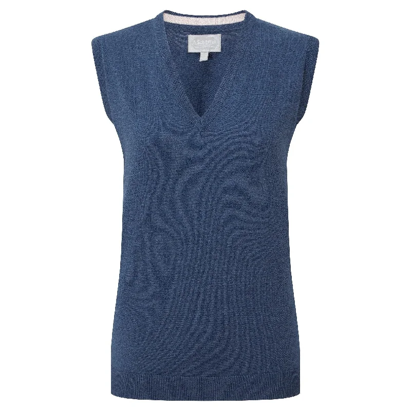 Schoffel Totnes Knitted Ladies Tank Top - French Navy